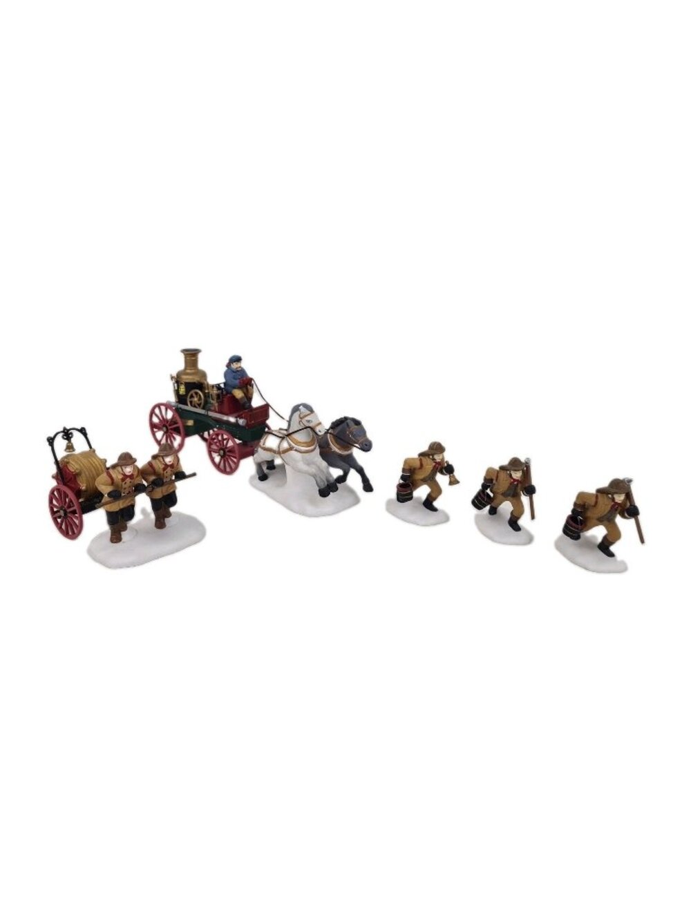 Department 56 The Fire Brigade Of London 58406 Christmas Village Accessories